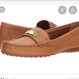 Coach Frederica Cognac Loafers Sz 8.5
